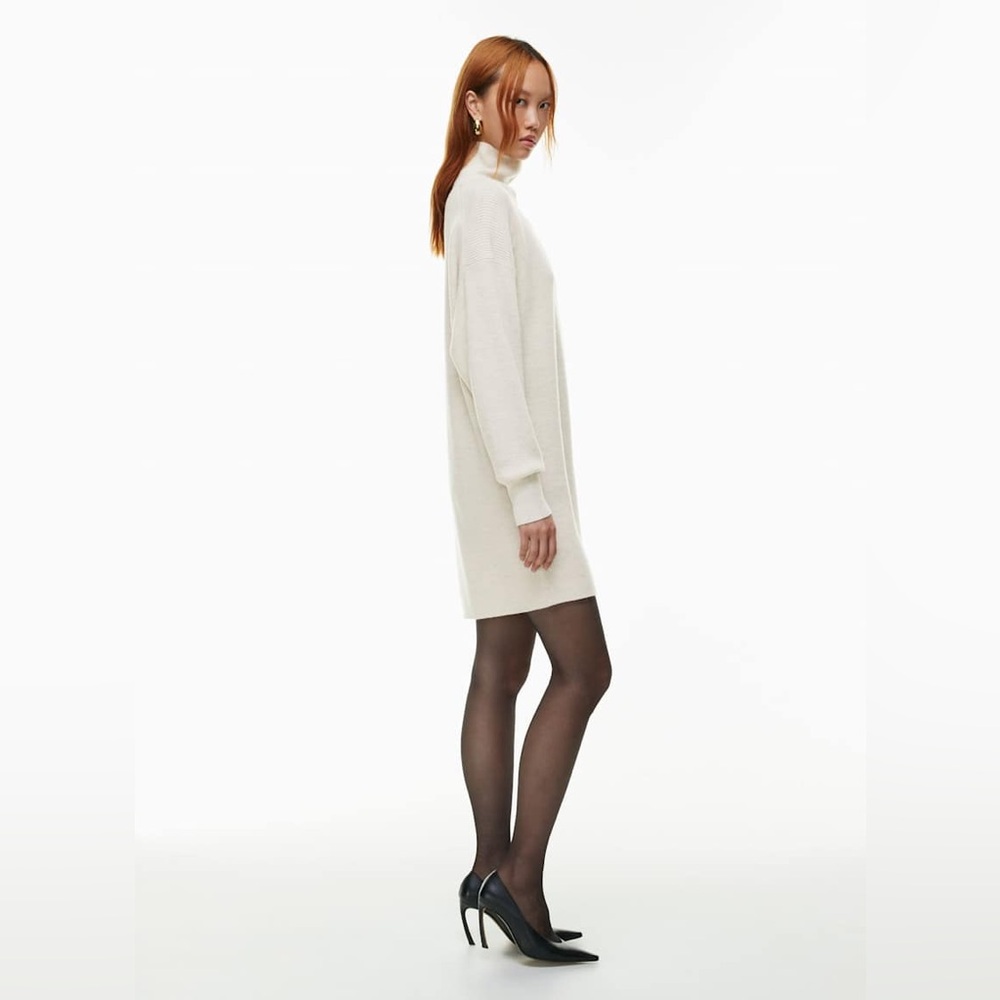 NWOTS Babaton Maclean Oversized merino wool turtleneck sweater dress - Picture 6 of 15
